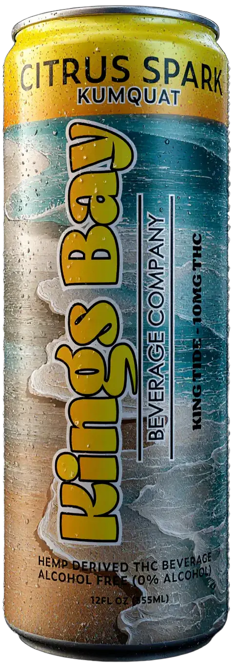 Citrus Spark (Kumquat flavor) can with condensation
